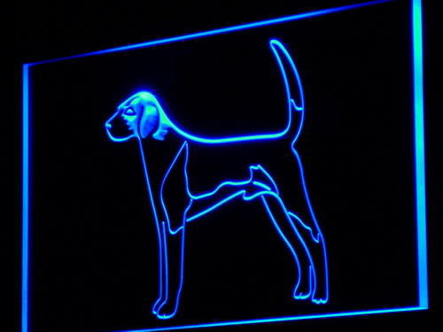 American Foxhound Dog Pet Shop Neon Light Sign
